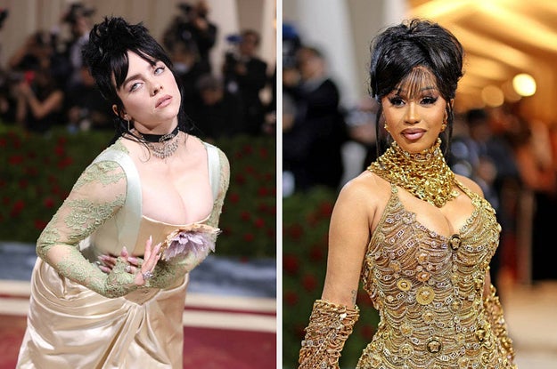 26 Celebrities Who Get An A+ For Their Gilded Glamour Met Gala Outfits