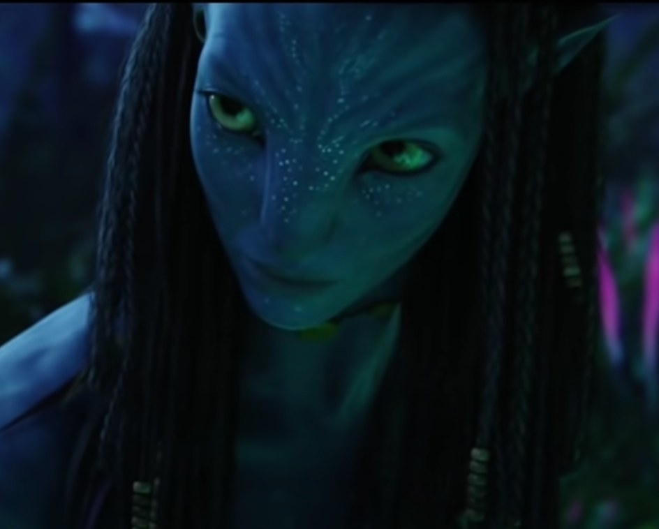 Zoe Saldana as Neytiri in Avatar