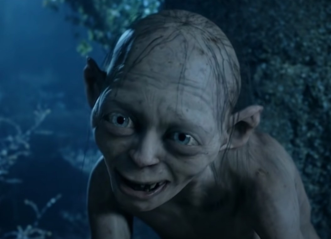 Andy Serkis as Gollum in The Lord of the Rings: The Two Towers film