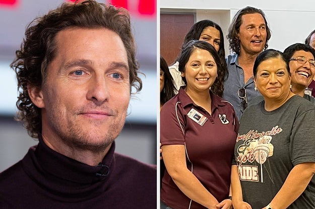Matthew McConaughey Returned To His Hometown Of Uvalde To Meet With Families Of The School Shooting Victims