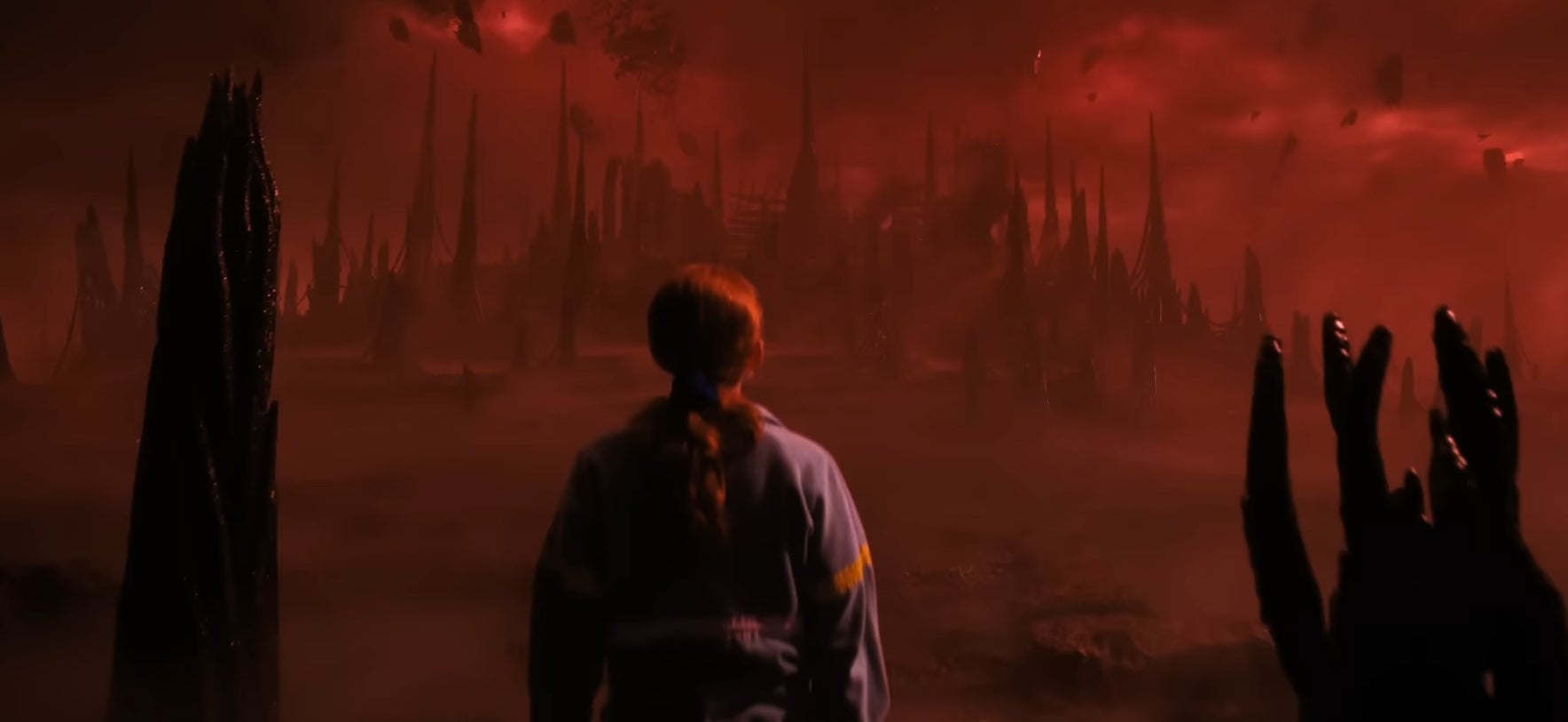 Max looking at Vecna&#x27;s lair in his mind in &quot;Stranger Things&quot;