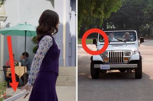 Janet in The Good Place and Cher driving in Clueless