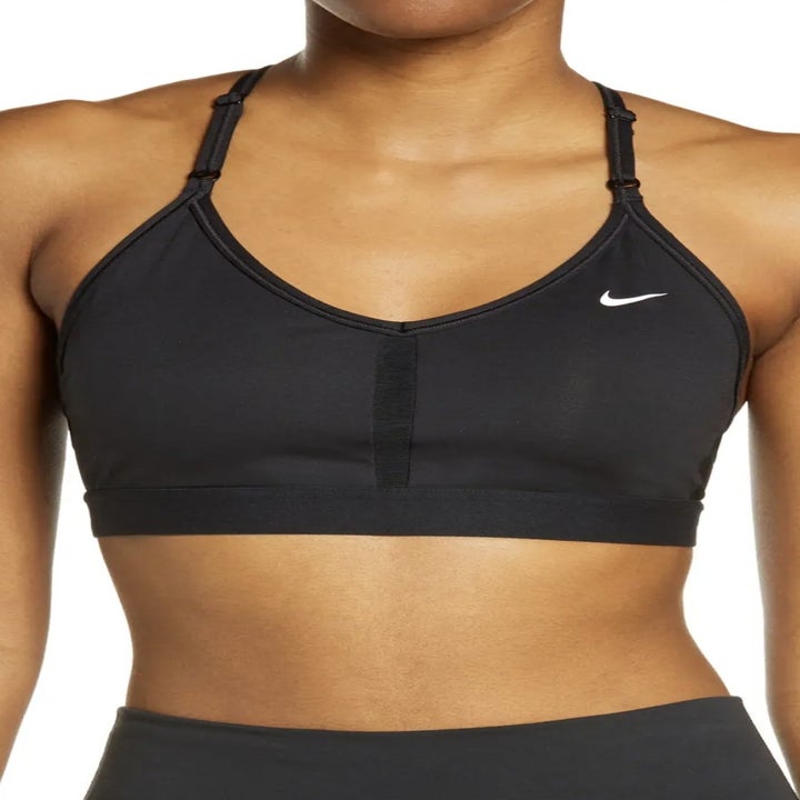 the black sports bra