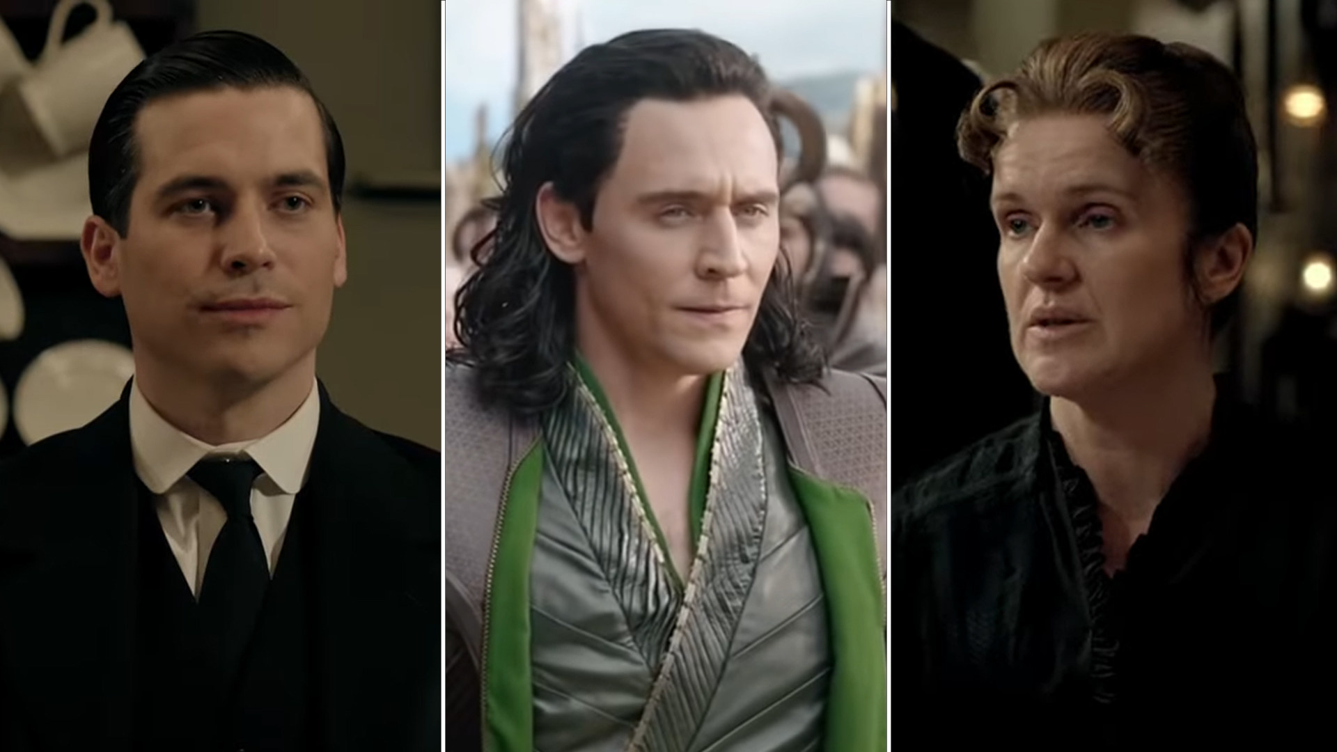 villians from downton abbey and loki from marvel