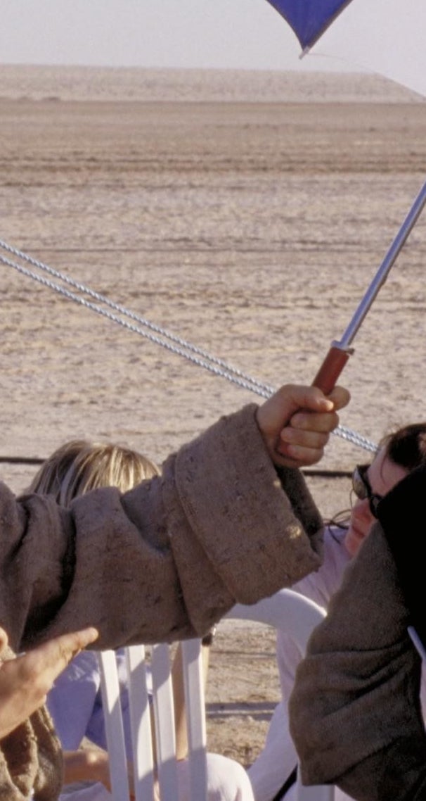 Bonnie Piesse on set for Star Wars: Episode II - Attack of the Clones