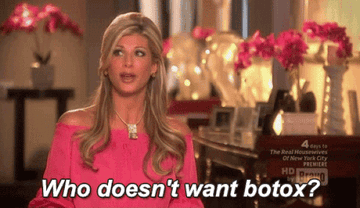 Alexis Bellino from The Real Housewives of Orange County saying &quot;Who doesn&#x27;t want Botox?&quot;