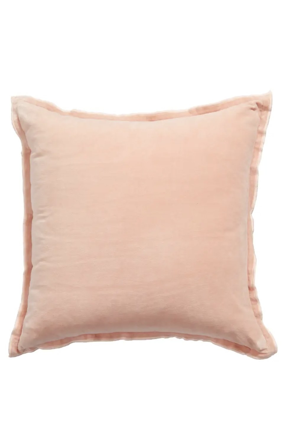 the pink velvety throw pillow