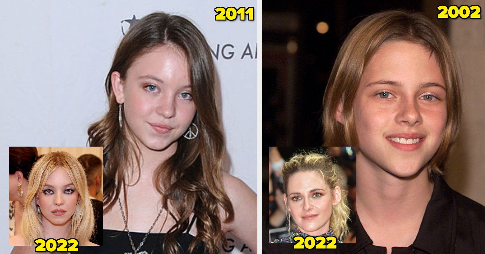 32 Celeb Side-By-Sides That Show These Stars Pre-Fame