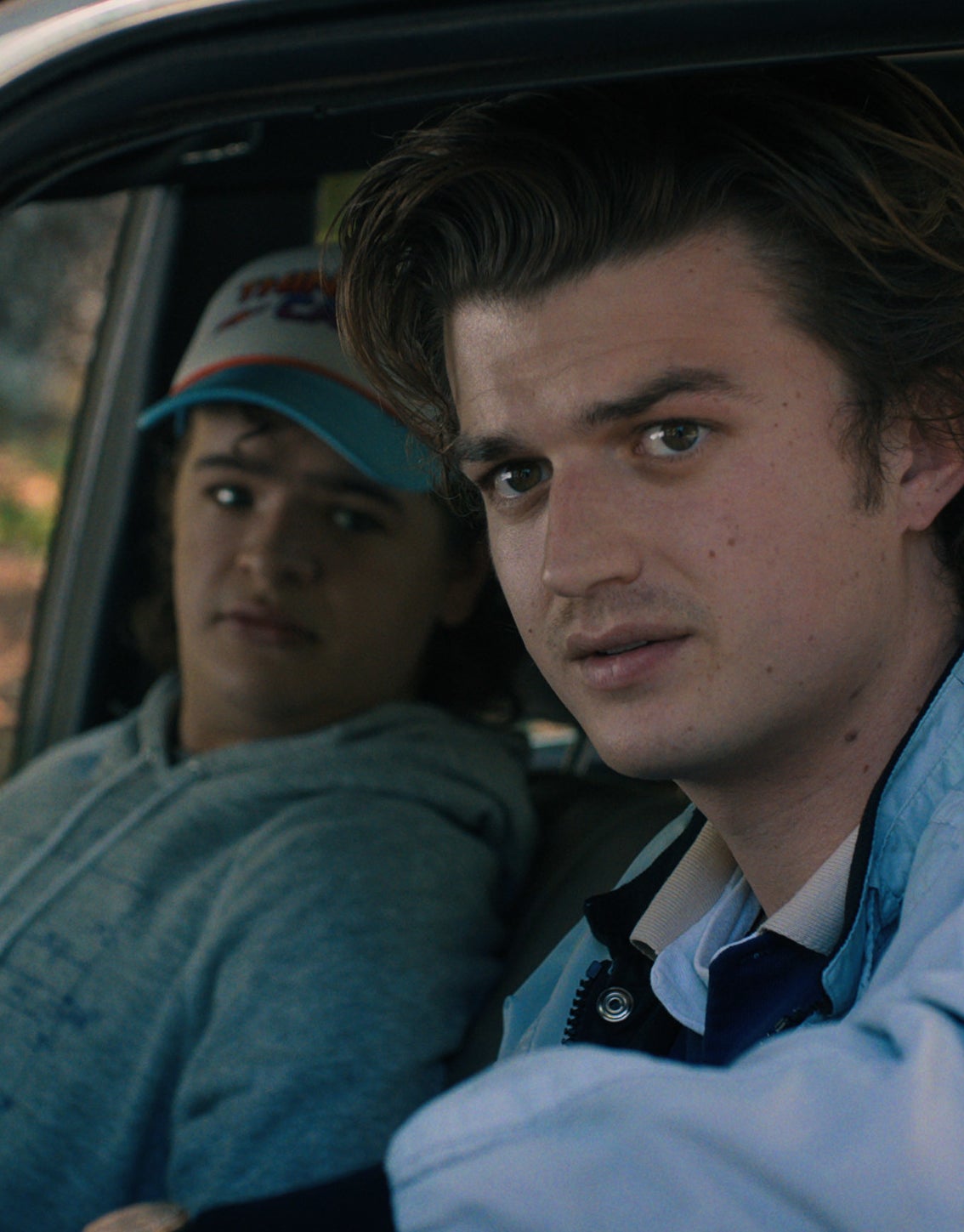Joe Keery looking confused in &quot;Stranger Things&quot;
