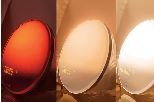 This Sunrise-Mimicking Alarm Clock Is Almost Off And Makes The Snooze Button Obsolete