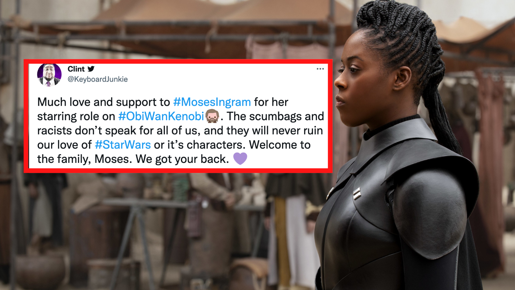 Star Wars on Twitter: We are proud to welcome Moses Ingram to the Star  Wars family and excited for Reva's story to unfold. If anyone intends to  make her feel in any