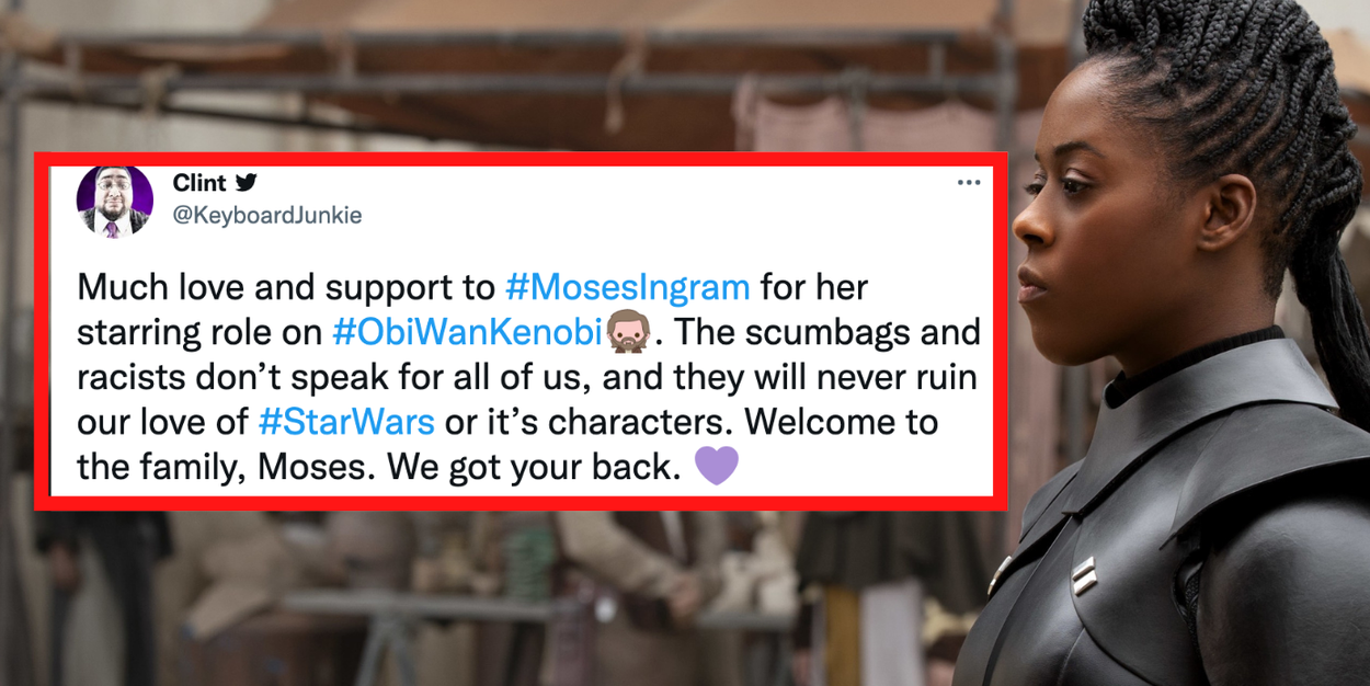 Obi-Wan's Moses Ingram Supportive Tweets, Racist Trolls
