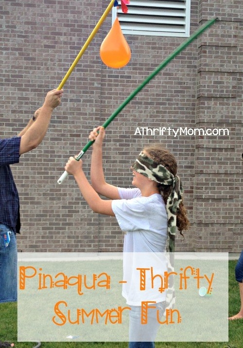 Blogger&#x27;s photo of a water balloon pinata game