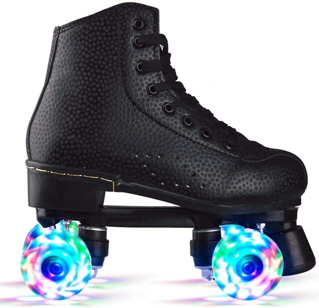a light-up roller skate on a white background