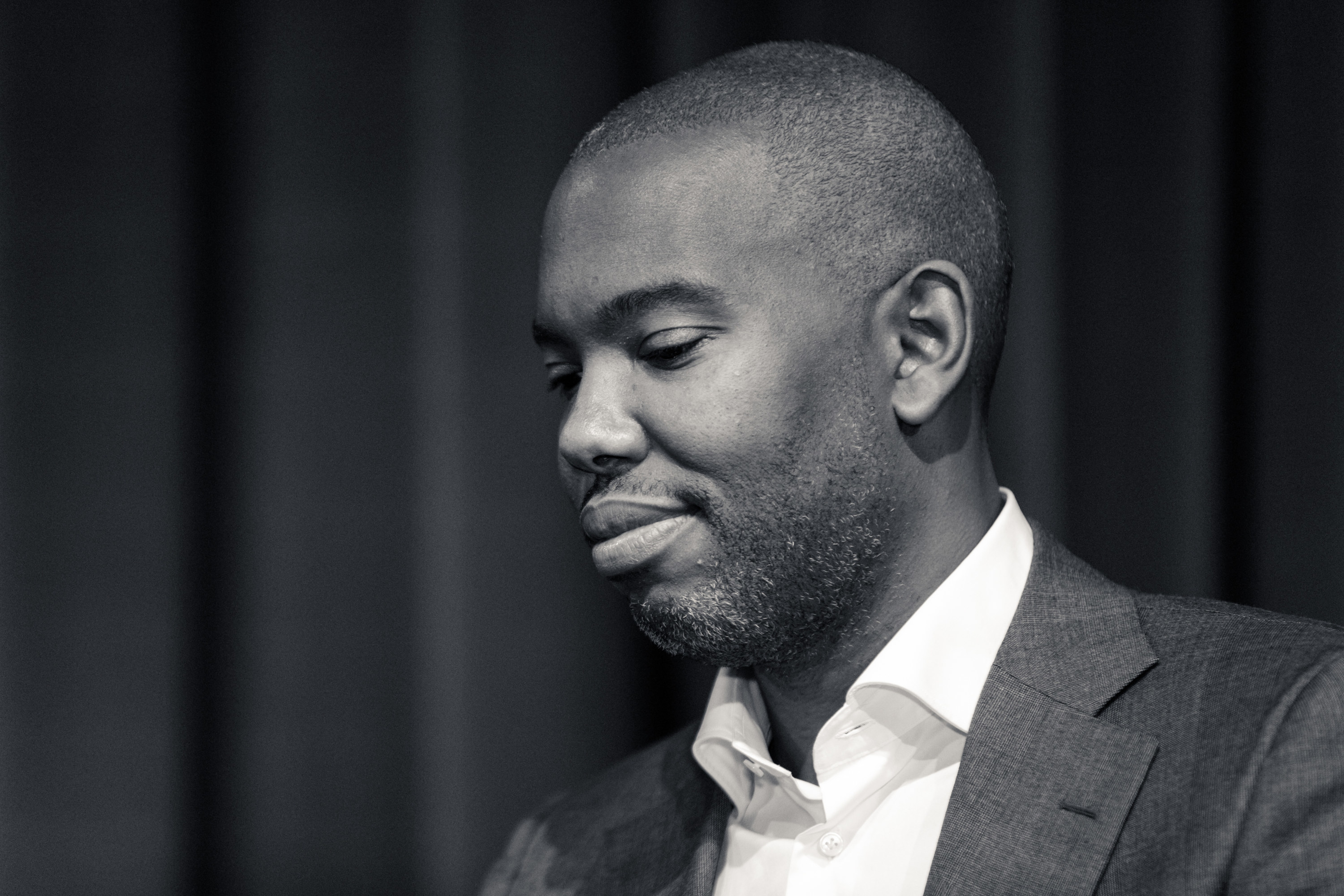 Ta-Nehisi Coates photographed in black and white