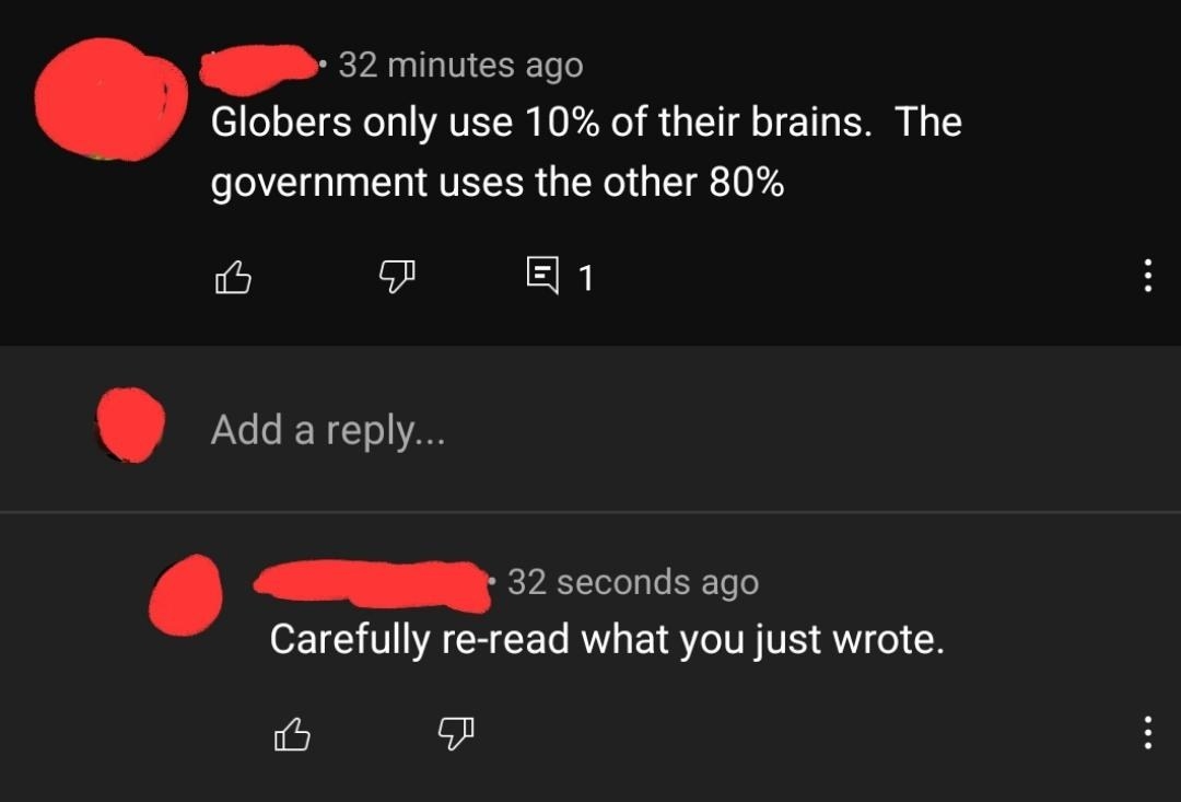 person saying people using 90 percent of their brains