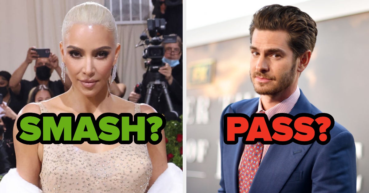 Play Celeb Smash Or Pass And We'll Guess Your Guilty Pleasure