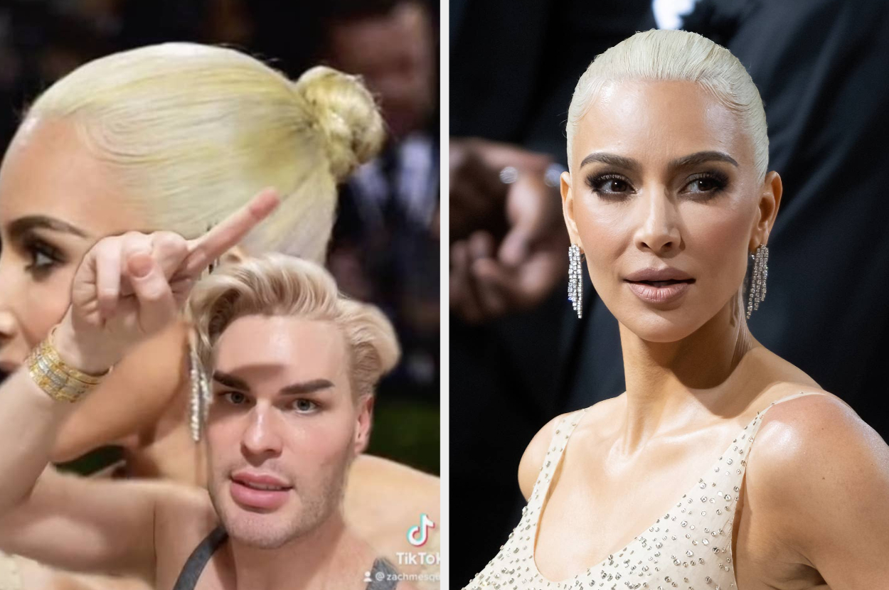 Kim Kardashian Dragged For Her “Botched” Hair At The Met Gala
