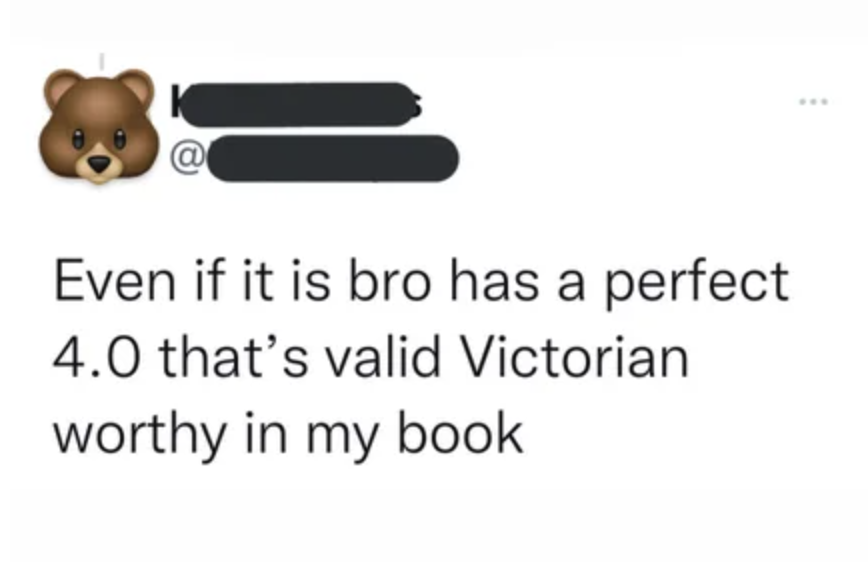 person writing valid victorriian instead of valedictorian