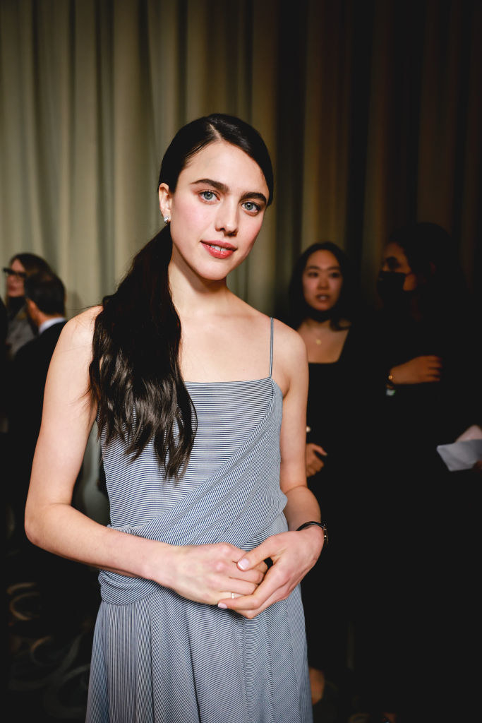 Qualley at an AFI luncheon in 2022