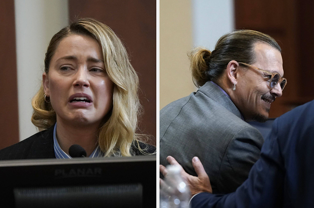 Amber Heard Described The First Time Johnny Depp Allegedly Hit Her As She Testif..