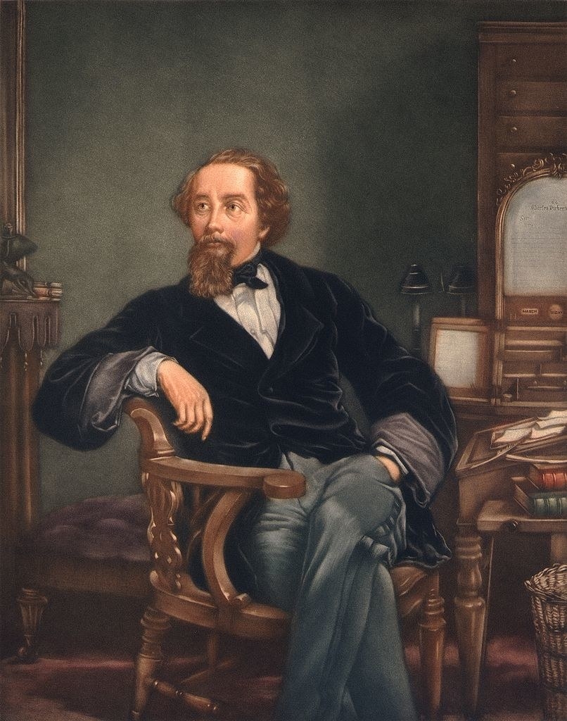 Painting of Charles Dickens