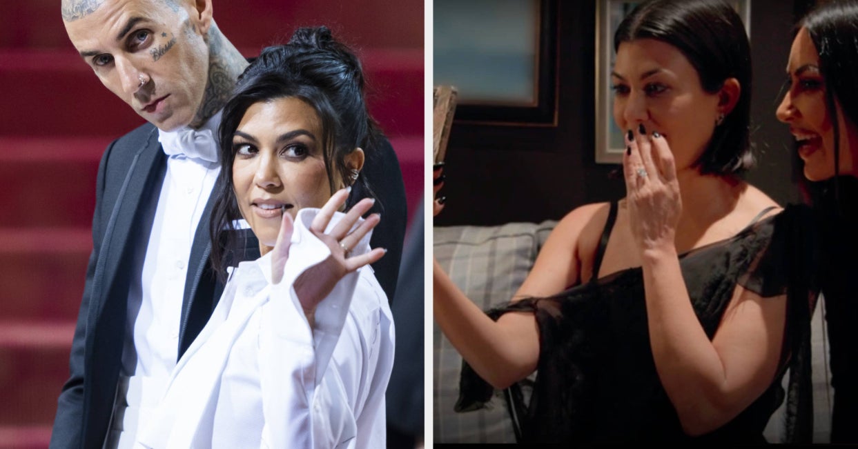 Kourtney Kardashian's 9-Year-Old Daughter Penelope Burst Into Tears When She Found Out Travis Barker Proposed To Her Mom