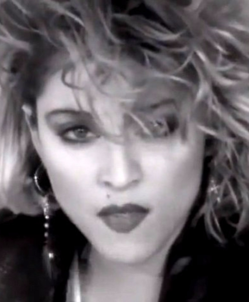 Madonna in her &quot;Borderline&quot; music video