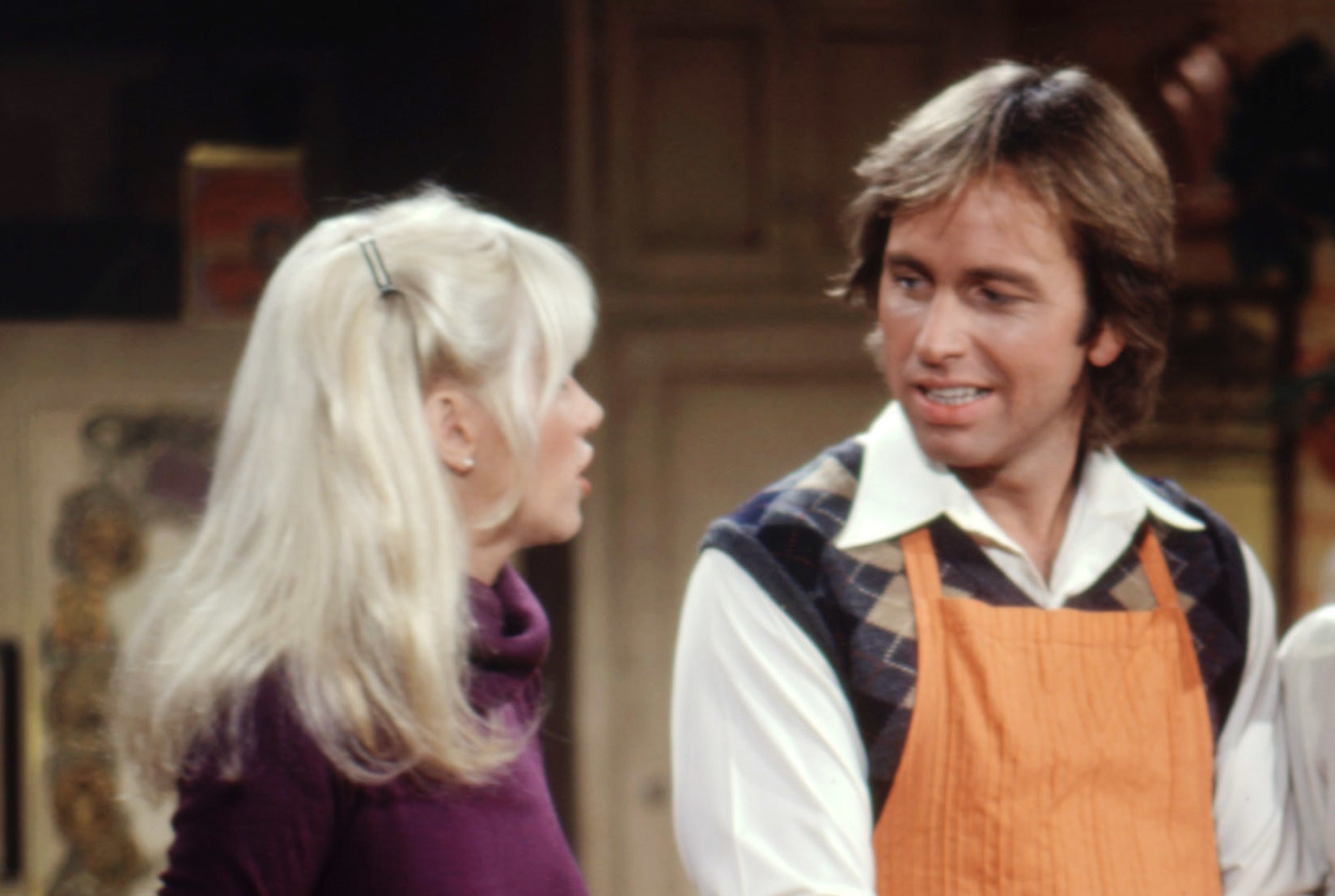 Chrissy and Jack in &quot;Three&#x27;s Company.&quot;