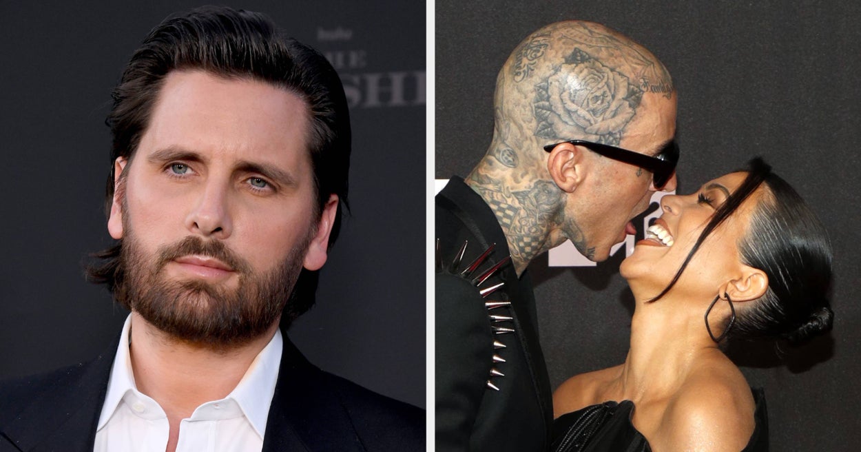 Scott Disick Shadily Said Travis Barker Was “In For A Lot Of Work” With Kourtney Kardashian Days After Finding Out They’d Got Engaged And The Whole Thing Is Really Awkward