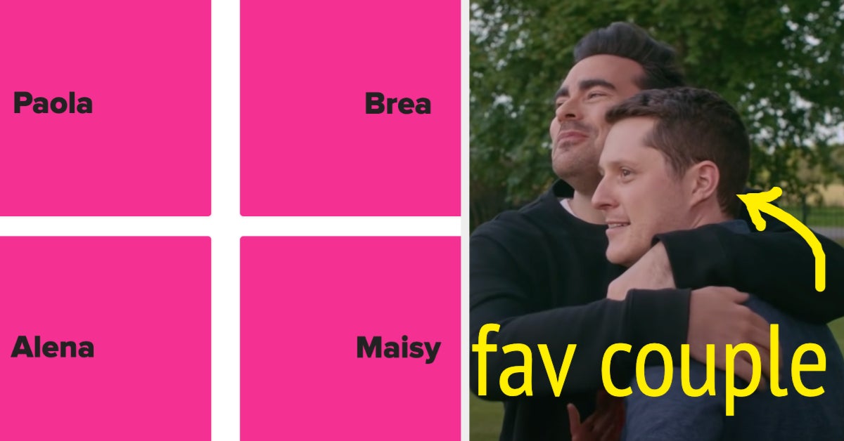 Favorite Schitt's Creek Couples Baby Name Quiz