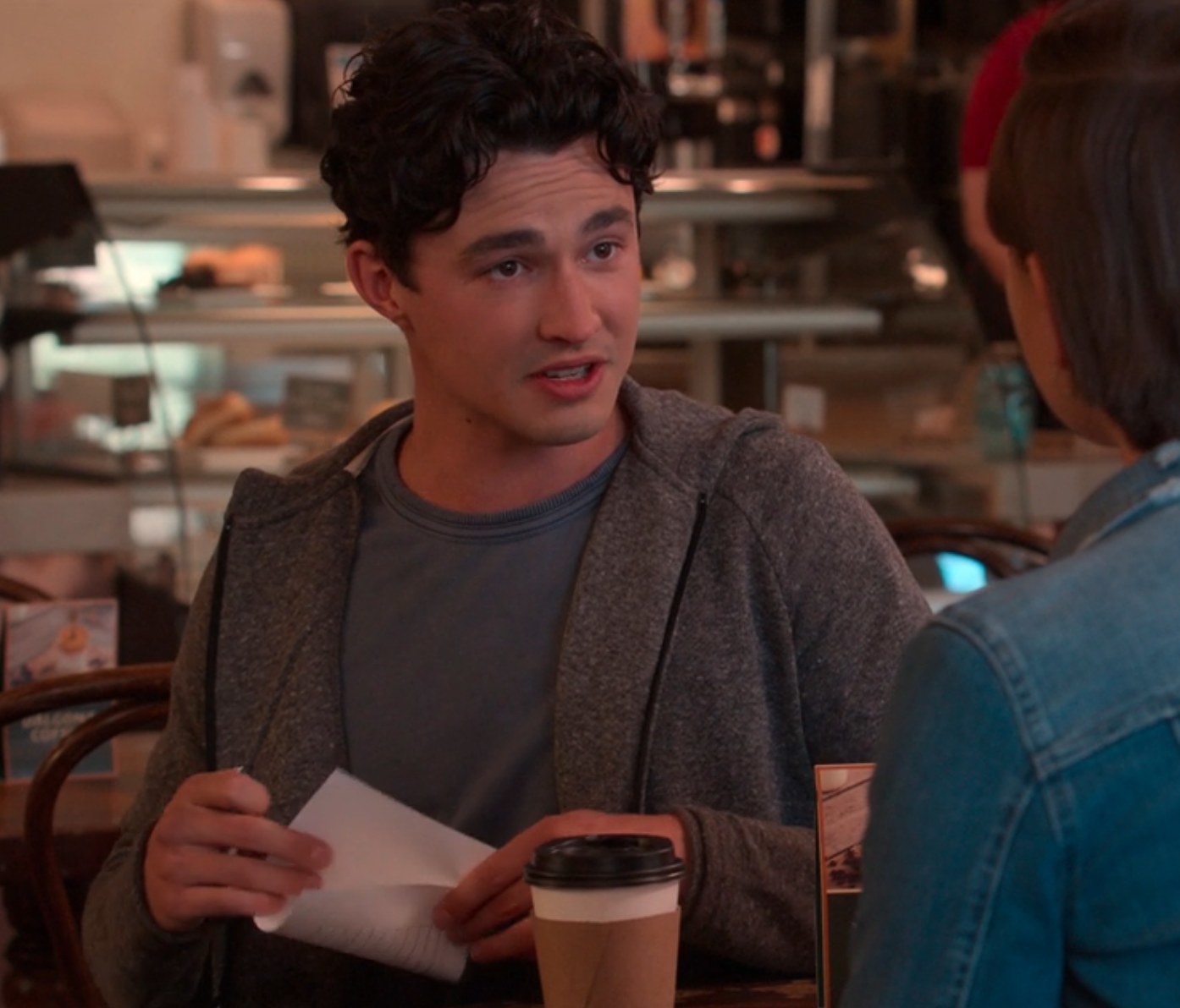 Gavin Leatherwood as Nico tutors Kimberly in &quot;The Sex Lives of College Girls&quot;