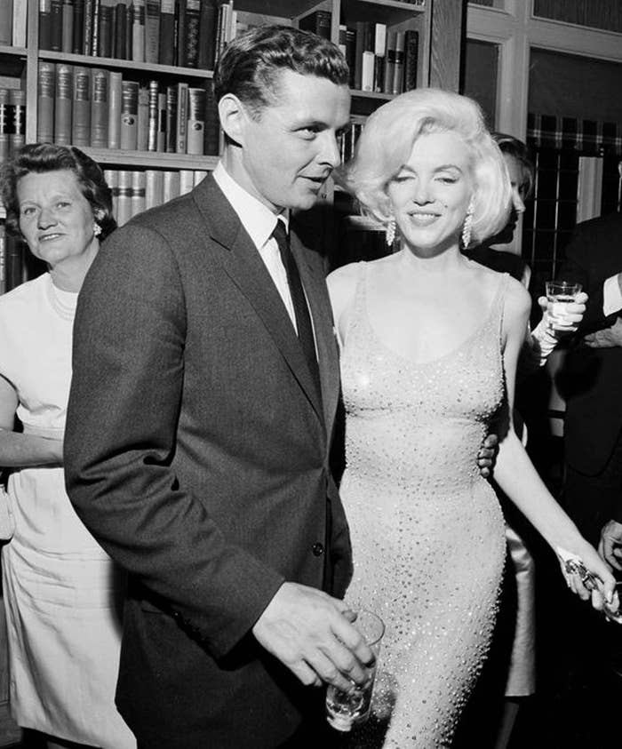 Marilyn Monroe in the dress at the fundraiser