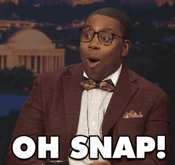 Kenan Thompson saying &quot;Oh snap!&quot;