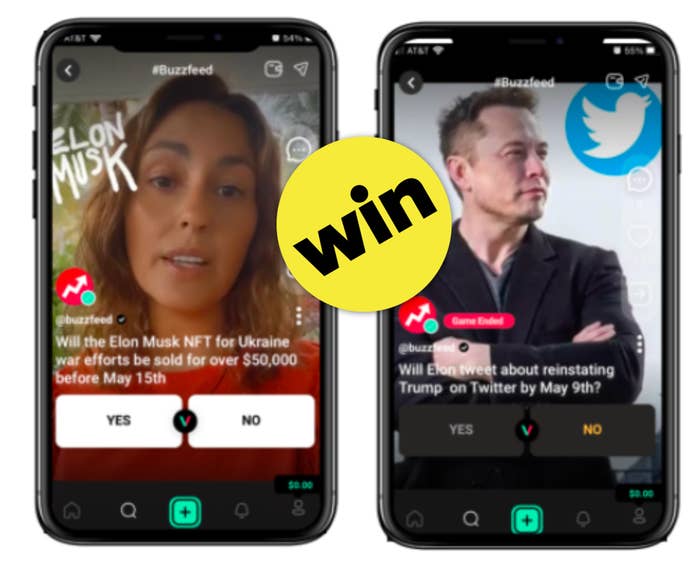 Pop culture questions no the app, with &quot;Win&quot; over it.
