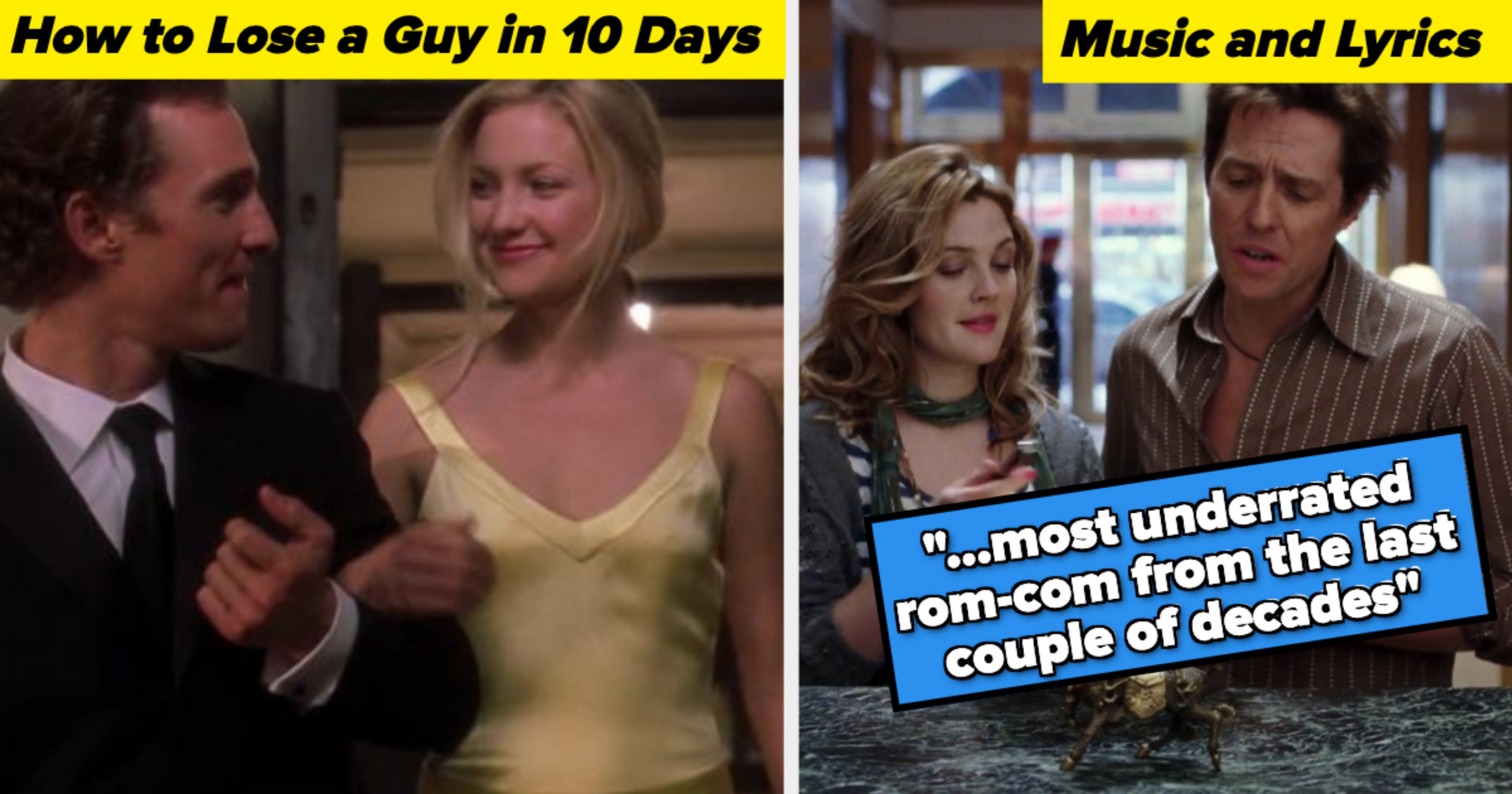 rom com films