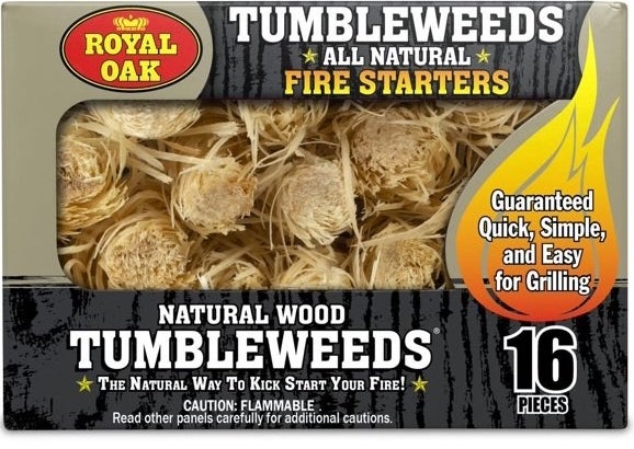 Tumbleweed fire starter box