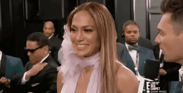 Jennifer Lopez waving