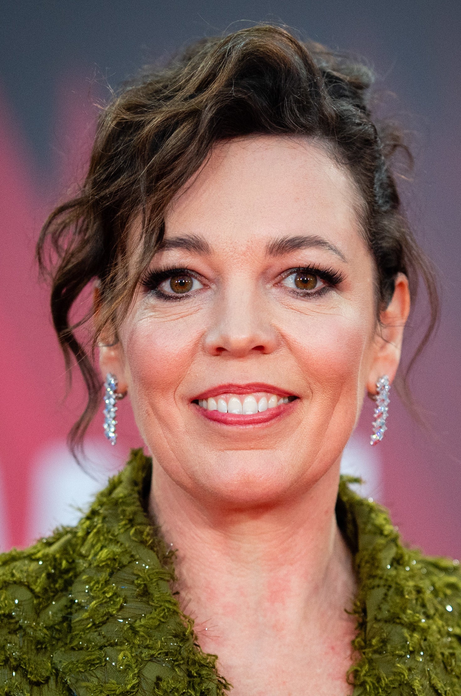 Olivia Colman is shown