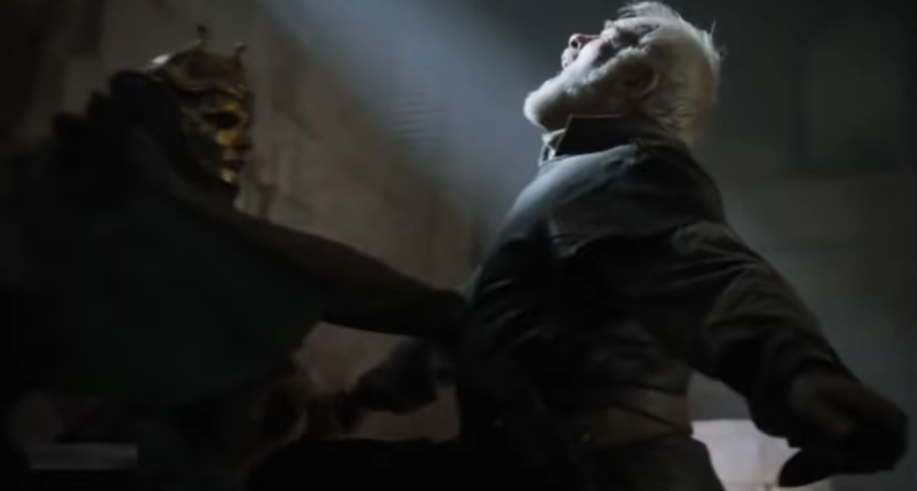 Ser Barristan getting stabbed to death