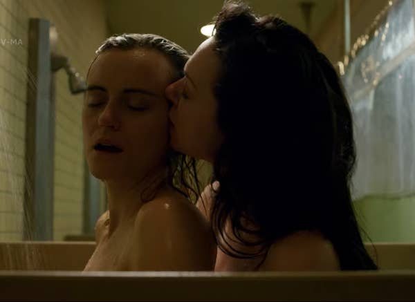 Alex and Piper having shower sex