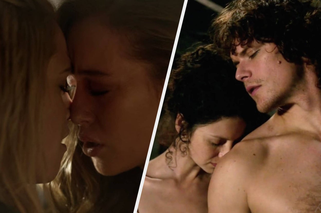 Clarke and Lexa and Jamie and Claire