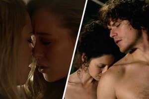 Clarke and Lexa and Jamie and Claire