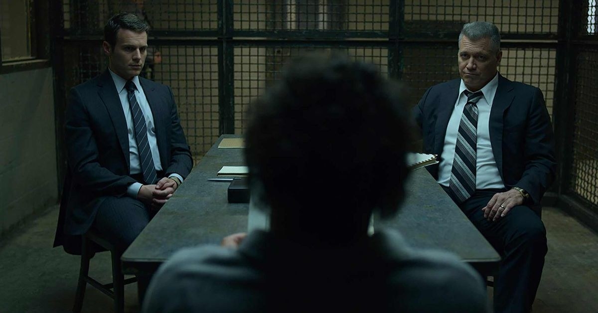 The FBI agents during an interrogation in &quot;MindHunter&quot;