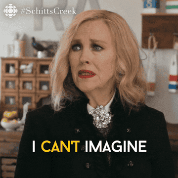 Moira Rose shares how she &quot;can&#x27;t imagine&quot; something in an episode of &quot;Schitt&#x27;s Creek&quot;