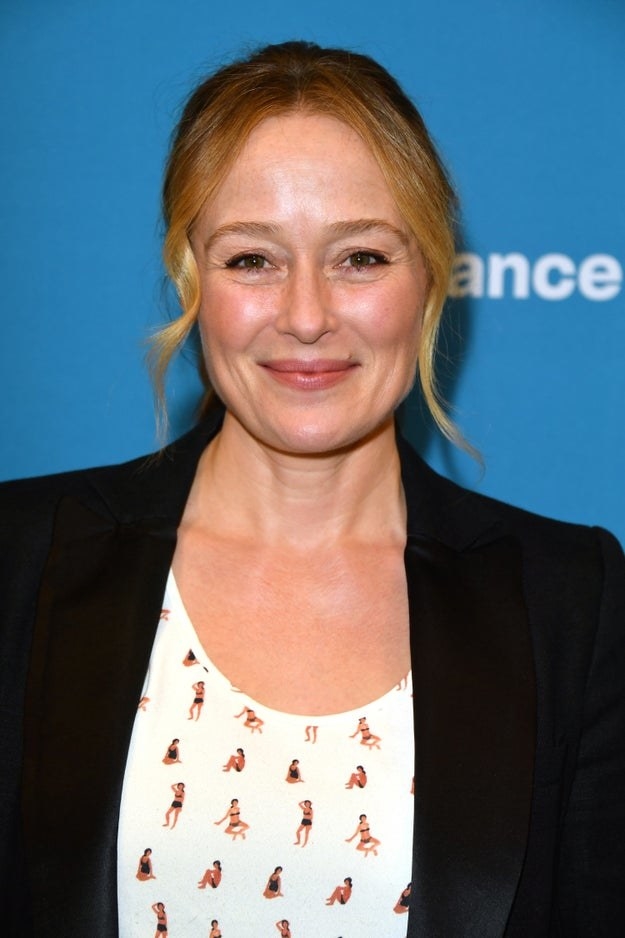 Jennifer Ehle arrives at the 2019 premiere of &quot;The Wolf Hour&quot; at the Sundance Film Festival