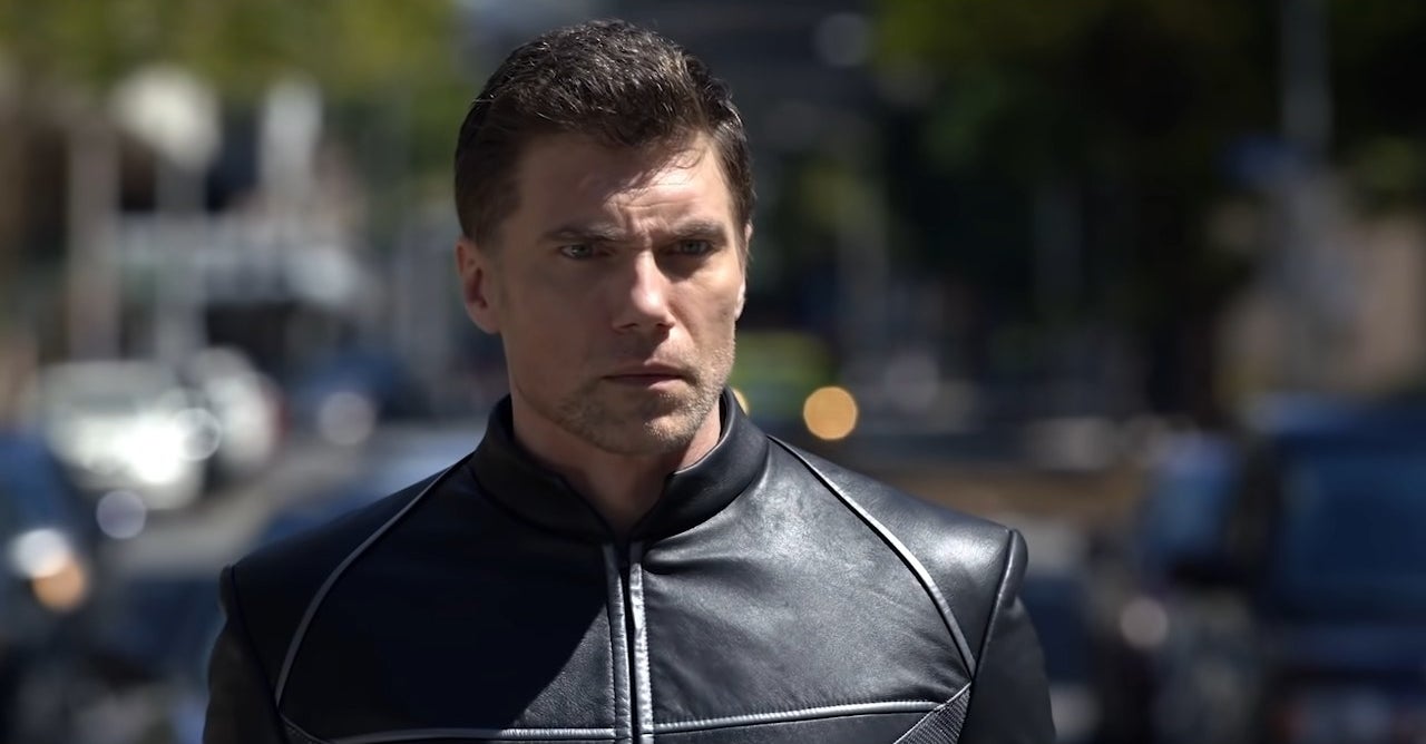 Black Bolt in a city street in "Inhumans"