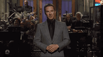 Benedict Cumberbatch hosting &quot;SNL.&quot;
