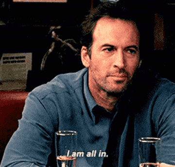 Luke Danes saying &quot;I&#x27;m all in&quot;