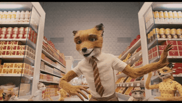 Foxes dancing in Fantastic Mr. Fox